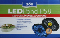 Fontänenbeleuchtung mit weissen LEDs von Söll