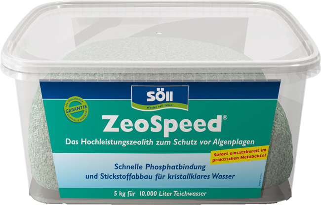 Phosphat mit Zeospeed direkt im Teichfilter binden